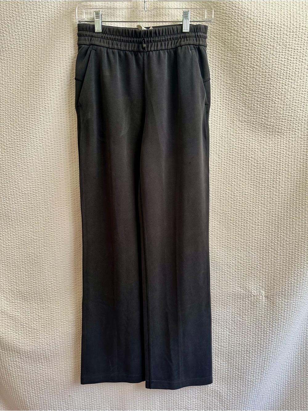 LULULEMON Softstreme High-Rise Straight Leg Pants Black Regular Size 4 Stretch